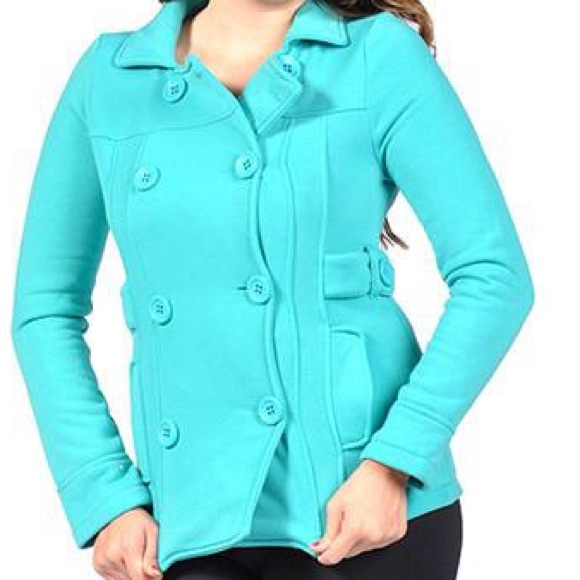 Orange color fleeced jacket - Picture 4 of 4